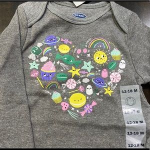 Cupcakes Onesie Long Sleeve 12-18M